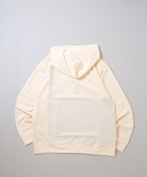 パーカー cardboard knit switching hoodie/ダンボールニット 切り替え