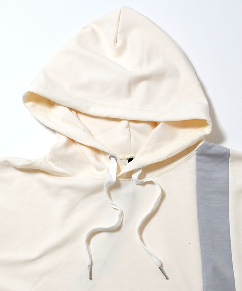ダンボール切り替えパーカー パーカー cardboard knit switching hoodie/ダンボールニット 切り替え