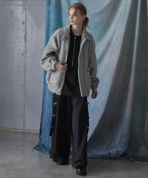 SERACE ブルゾン アウター 「SERACE」2way loose shaggy short blouson