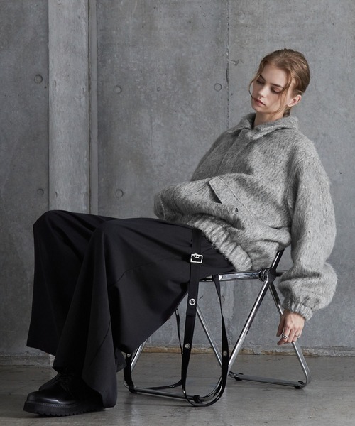 SERACE ブルゾン アウター 「SERACE」2way loose shaggy short blouson