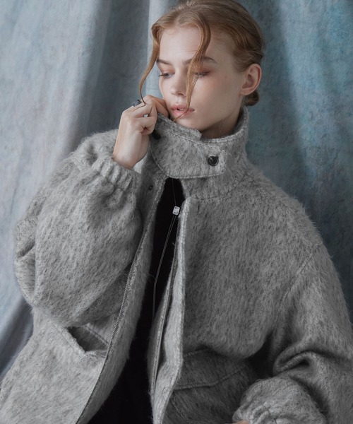 SERACE ブルゾン アウター 「SERACE」2way loose shaggy short blouson