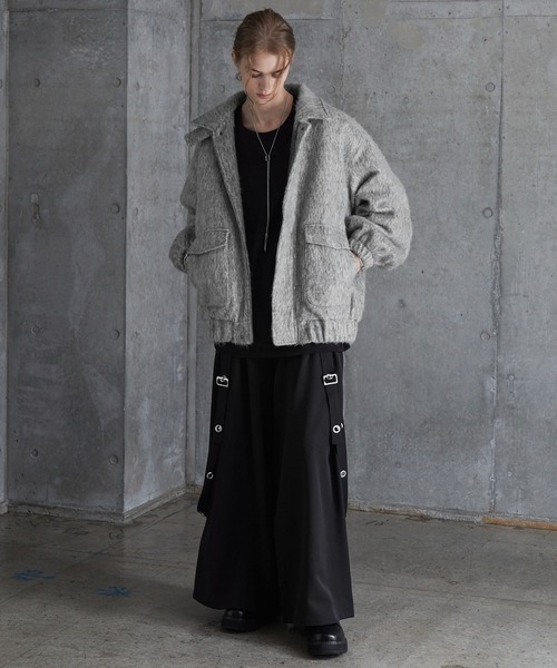 SERACE ブルゾン アウター 「SERACE」2way loose shaggy short blouson