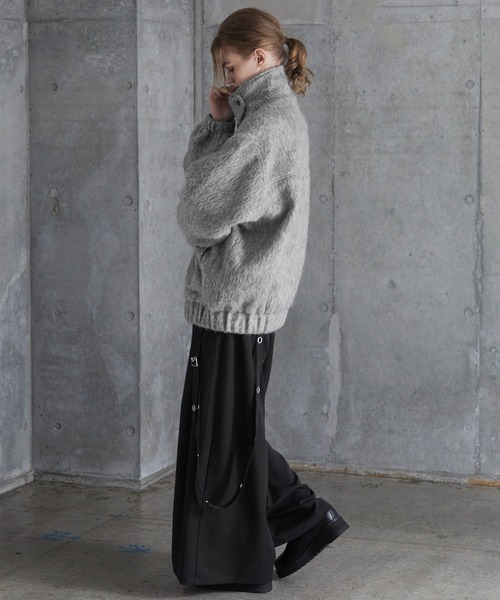 SERACE ブルゾン アウター 「SERACE」2way loose shaggy short blouson