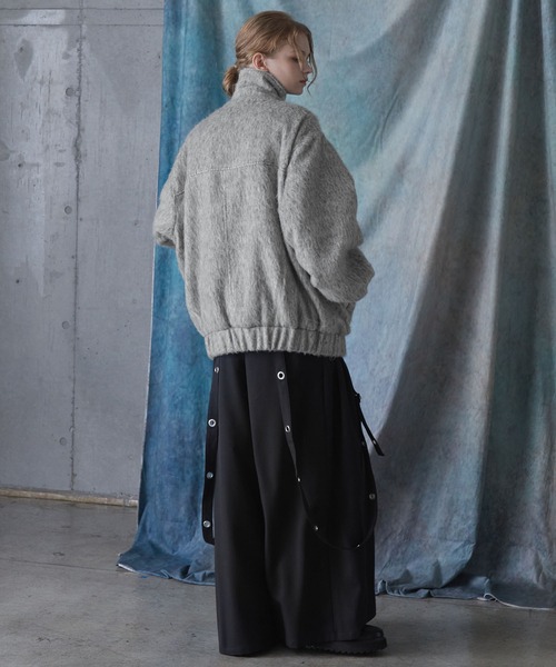 SERACE ブルゾン アウター 「SERACE」2way loose shaggy short blouson 