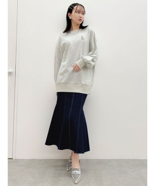 dazzlin（ダズリン） tシャツ CAT刺繍リボンカットプルオーバー