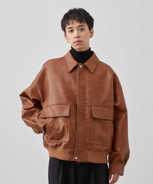 ブルゾン アウター フェイクレザー A2 ブルゾン メンズ｜ZOZOTOWN Yahoo!店