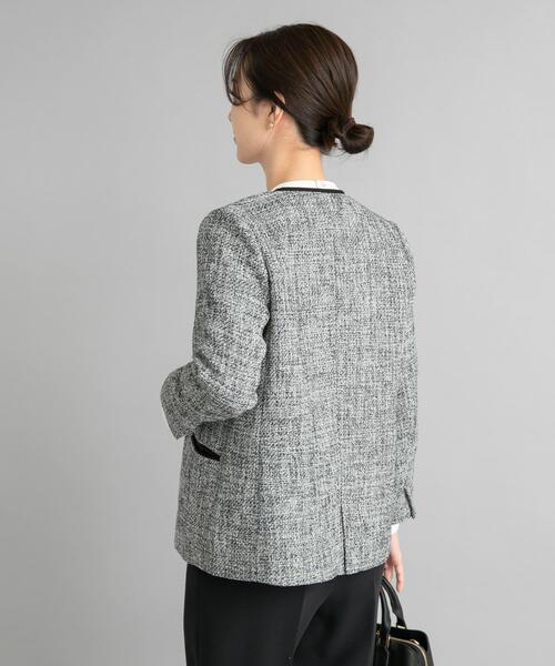 美品♡アーバンリサーチドアーズ　ツイードジャケット&ブラウス　2点セット アーバンリサーチのリアルママに聞く、「ハレの日オシャレ」に程よい