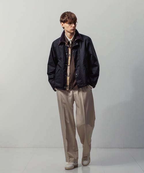 Barbour トランスポート リバーシブルブルゾン ノンワックス 40