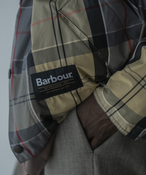 ブルゾン アウター 「別注」「Barbour/バブアー」TRANSPORT リバーシブルブルゾン / ブルガリア製 メンズ レディースの画像