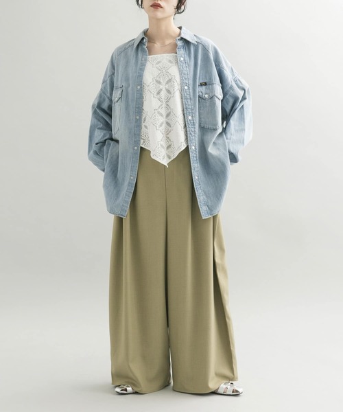 KBF ワイドパンツ KBF｜『2サイズ展開』WIDEワイドパンツ | Rakuten Fashion(楽天