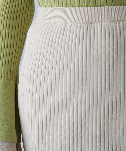 ローズバッド リブニット CROPPED BLOKING KNIT – calif（カリフ）公式サイト