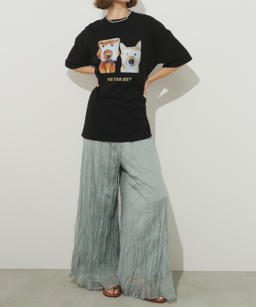 Unitage（ユニテージ） ワイドパンツ パンツ キラキラワッシャーワイド 