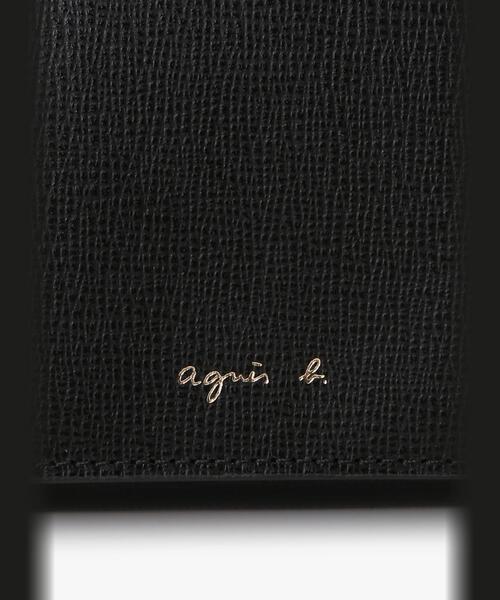 agnes b.　アニエスベー　二つ折り財布　ミニウォレット 　WAW01－01 agnes b. 財布 ウォレット (YAW01−01) レディース : ZOZOTOWN