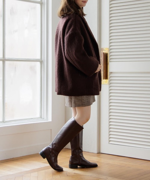 「flower」 チェスターコート FREE ベージュ レディース_画像5