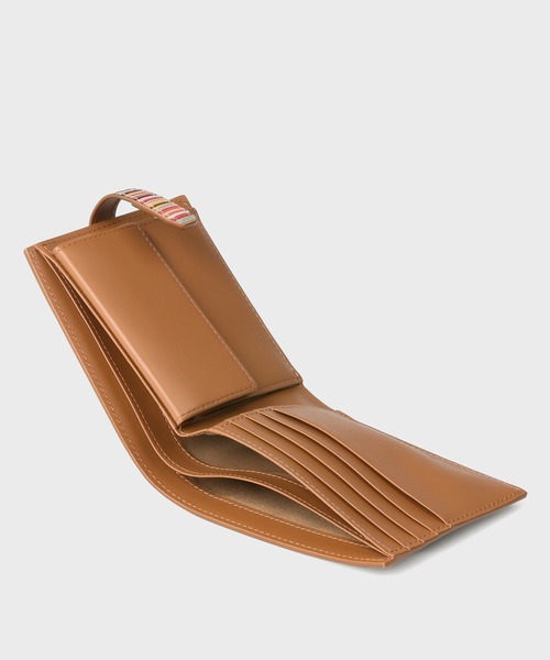 Paul Smith 財布 シグネチャーストライプタブ SS25 2つ折り財布