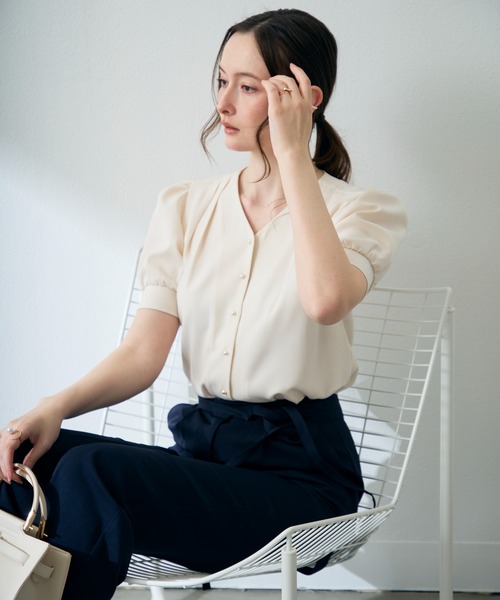 MISCH MASCH（ミッシュマッシュ） ブラウス シャツ ZOZO限定 パール釦