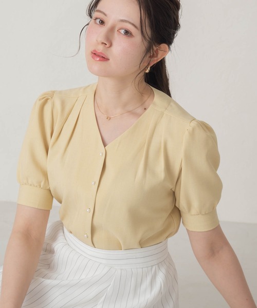 MISCH MASCH（ミッシュマッシュ） ブラウス シャツ ZOZO限定 パール釦