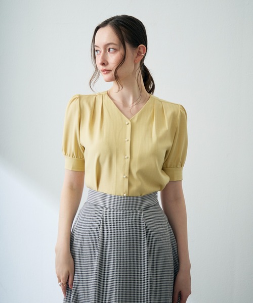 MISCH MASCH（ミッシュマッシュ） ブラウス シャツ ZOZO限定 パール釦