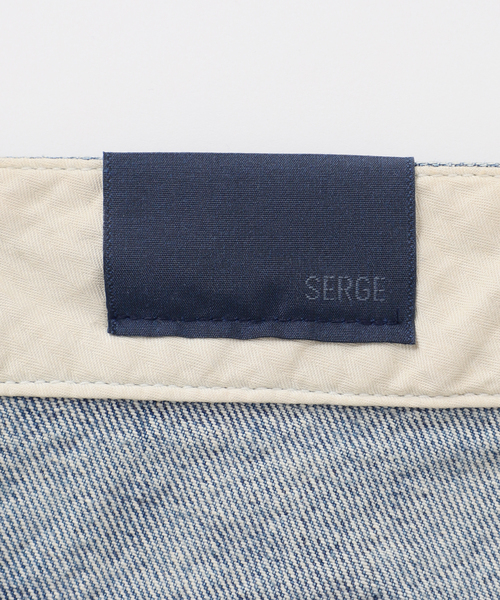 SERGE ダークブルー デニムパンツ SERGE de bleu（サージ）の「SERGE de bleu | KHUFU デニム