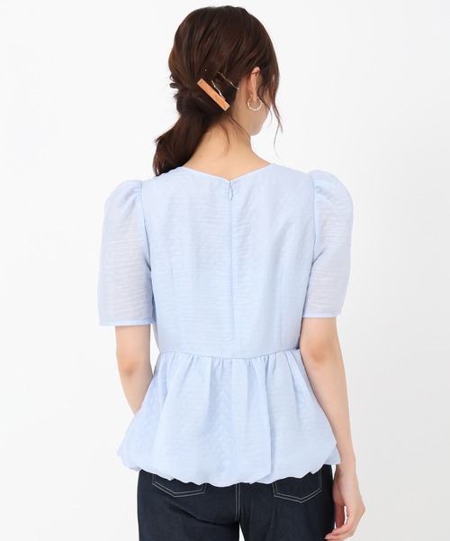 専用✨MACHATT 　マチャット　フォルムプルオーバー　半袖ブラウス　ペプラム MISCH MASCH（ミッシュマッシュ） ブラウス シャツ 半袖 バルーン