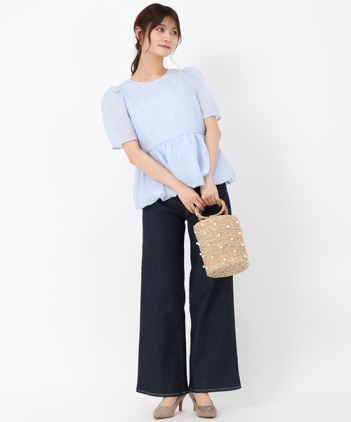 MISCH MASCH（ミッシュマッシュ） ブラウス シャツ 半袖 バルーン
