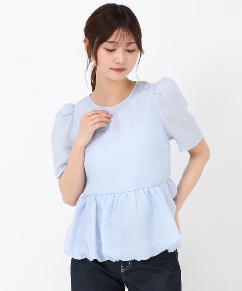 MISCH MASCH（ミッシュマッシュ） ブラウス シャツ 半袖 バルーン