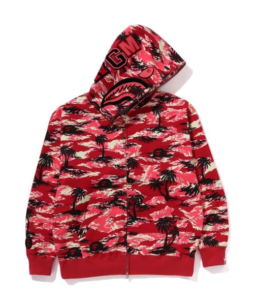 A BATHING APE パーカー メンズ レディース A BATHING APE パーカー 2ND SHARK FULL ZIP HOODIE メンズ
