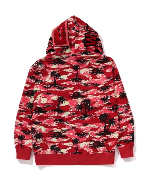 APE ジップパーカー Lサイズ A BATHING APE パーカー MAP CAMO SHARK RELAXED FIT FULL ZIP