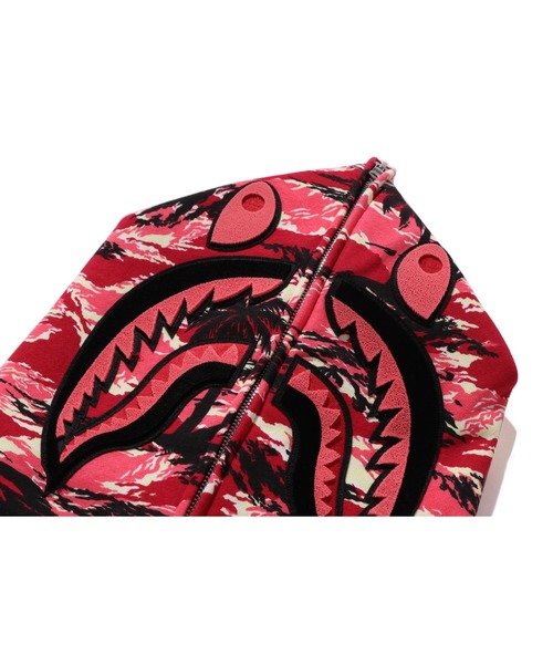 A BATHING APE パーカー PALM TREE CAMO RELAXED FIT SHARK FULL