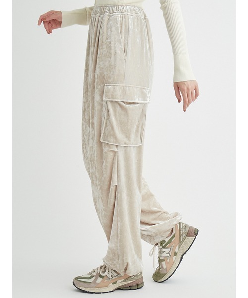 「emmi」 カーゴパンツ 0 ブラック レディース_画像5