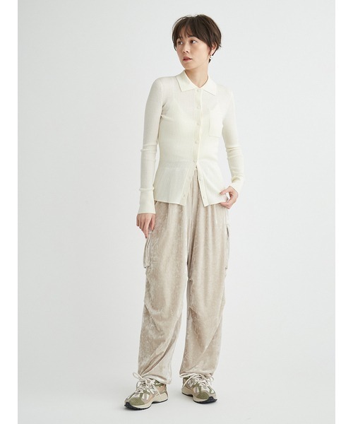 「emmi」 カーゴパンツ 0 ブラック レディース_画像7