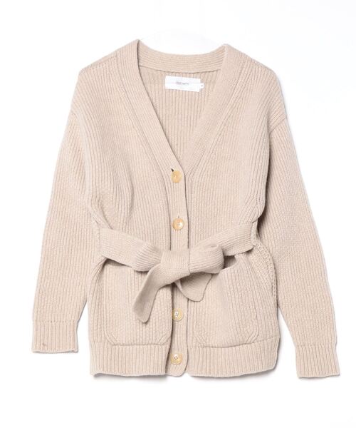 JANESMITH（ジェーンスミス） ニットカーディガン 38 ベージュ