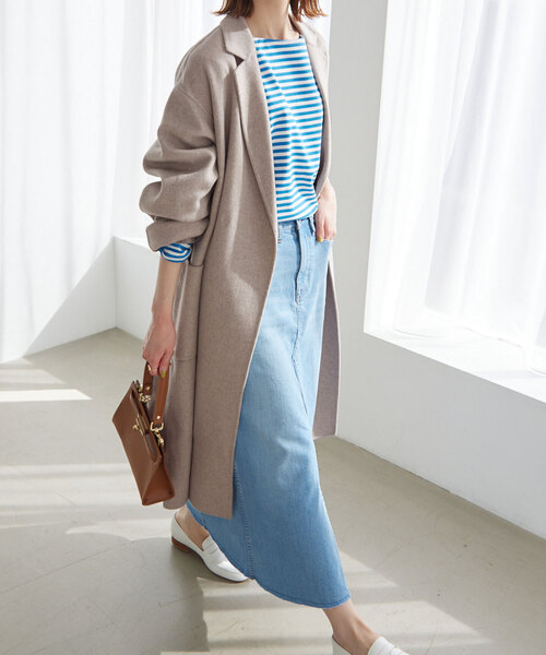 SLOBE IENA（スローブイエナ） チェスターコート FREE グリーン