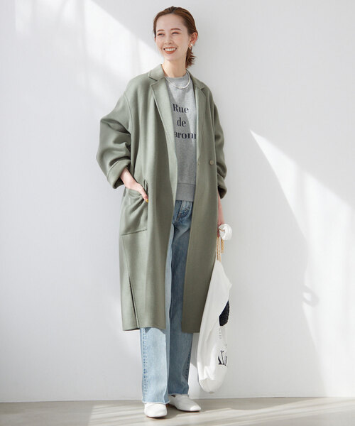 SLOBE IENA（スローブイエナ） チェスターコート FREE グリーン