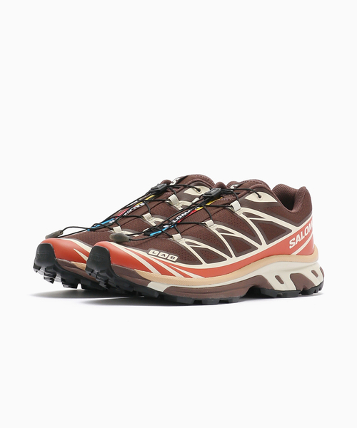 SALOMON（サロモン） スニーカー XT-6 GTX BRN/ORG L47737500 メンズ