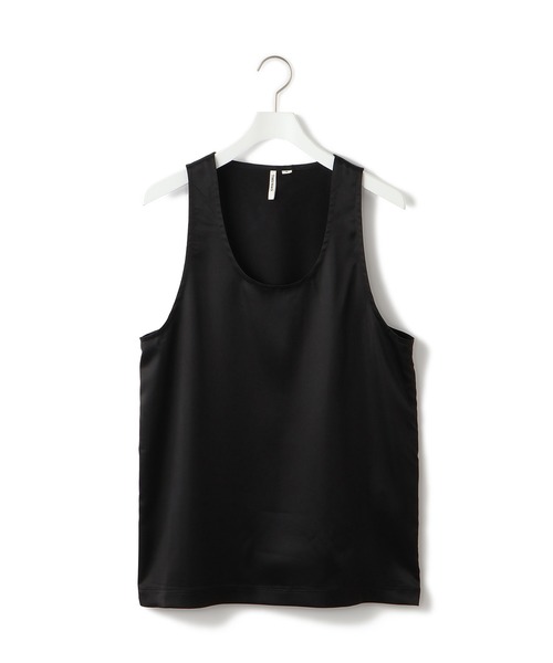 ブラウス シャツ 「TONYWACK（トニーワック）」TAILORED SATIN SLEEVELESS TOP レディース