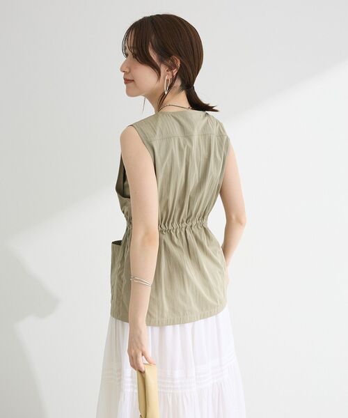 ベスト ジレ ミリタリーベスト レディース Green Parks ベスト ジレ ミリタリーベスト レディース