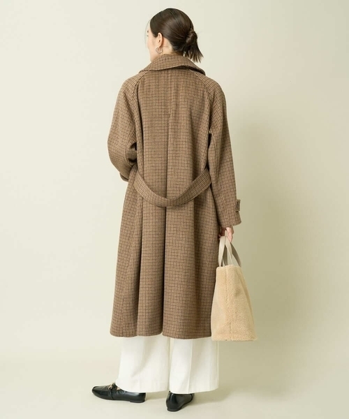 「a.v.v」 ステンカラーコート 40 カーキ レディース_画像6