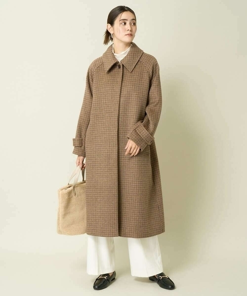 「a.v.v」 ステンカラーコート 40 カーキ レディース_画像8