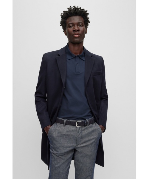 BOSS（HUGO BOSS） ベルト ウーブンベルト レザーフェイシング