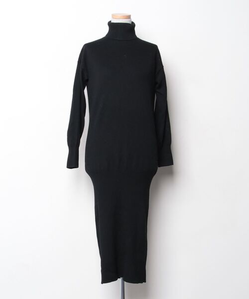 ESTNATION（エストネーション） ニットワンピース 38 ブラック