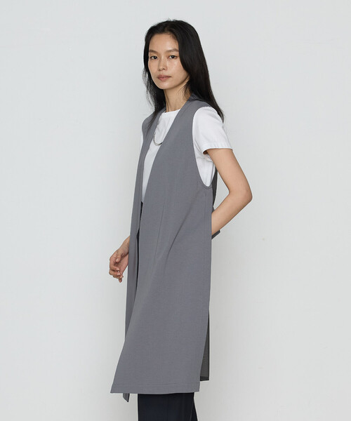 COMME CA（コムサ） ベスト ジレ TCポンチ ジレ レディース : ZOZOTOWN