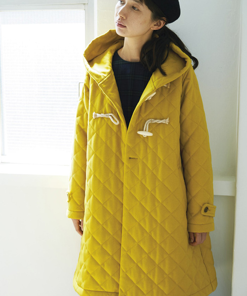 「Sunny clouds」 ダッフルコート MEDIUM イエロー レディース_画像2