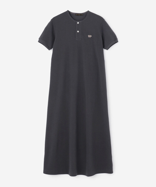 SCYE BASICS 鹿の子ヘンリーネックワンピース M（38） SCYE BASICS 鹿の子ヘンリーネックワンピース M - メルカリ