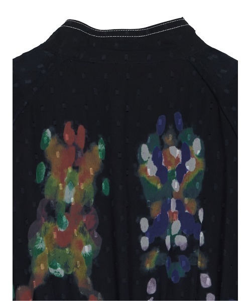 Ameri（アメリ） ワンピース MEDI DECALCOMANIA CHIFFON DRESS