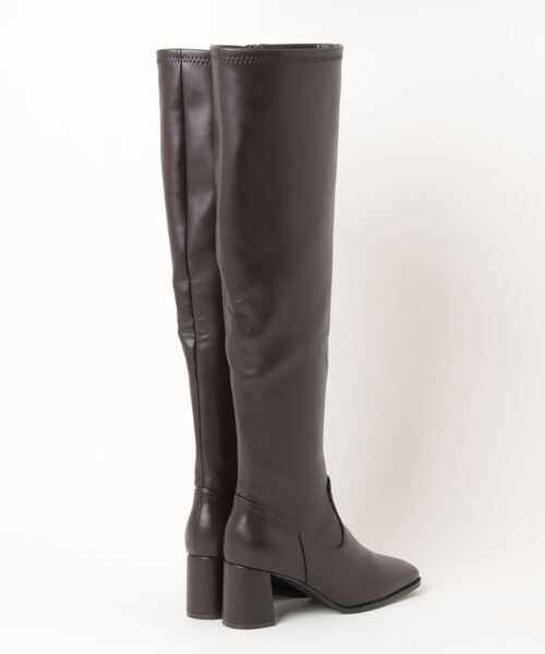 美品マーキュリーデュオ マーキュリーデュオ 美品 ロングブーツ スエード 茶系 24.5cm ブラウン スエード ニーハイブーツ