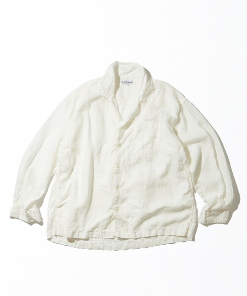 CAHLUMN シャツ CAHLUMN/カウラム Belgium Linen Open Collar