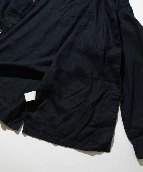 CAHLUMN シャツ CAHLUMN/カウラム Belgium Linen Open Collar