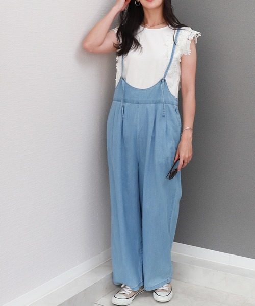 libelle more（リベル モア） サロペット オーバーオール ポケット付き