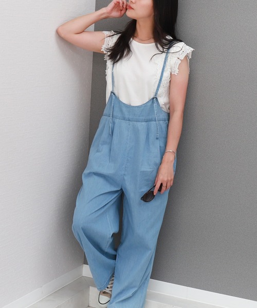 libelle more（リベル モア） サロペット オーバーオール ポケット付き